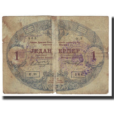 Nota, Montenegro, 1 Perper, 1914, 1914-07-25, KM:15, VF(20-25)