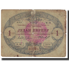 Banconote, Montenegro, 1 Perper, 1914, 1914-07-25, KM:15, MB