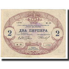 Banknot, Montenegro, 2 Perpera, 1914, 1914-07-25, KM:16, EF(40-45)
