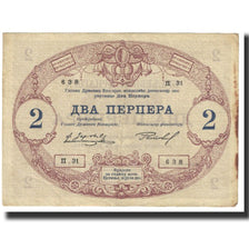 Billet, Montenegro, 2 Perpera, 1914, 1914-07-25, KM:16, TTB