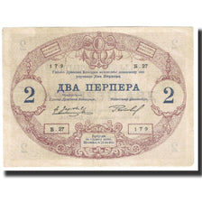 Billet, Montenegro, 2 Perpera, 1914, 1914-07-25, KM:16, TTB