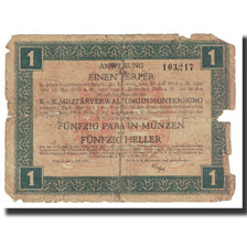 Billet, Montenegro, 1 Perper, 1917, 1917-07-05, TB