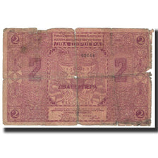 Billet, Montenegro, 2 Perpera, 1912, 1912-10-01, KM:2a, TB