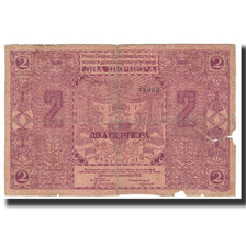 Billet, Montenegro, 2 Perpera, 1912, 1912-10-01, KM:2a, TB