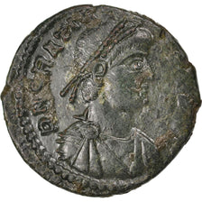 Gratian, Maiorina, Lyons, VF(20-25), Copper, Cohen #29, 5.70