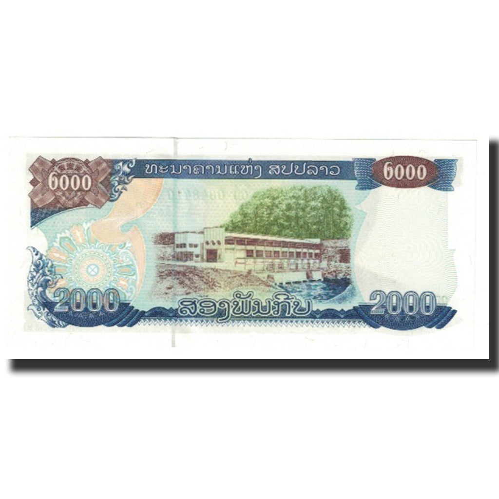 Biljet, Laos, 2000 Kip, 2003, KM:33b, NIEUW
