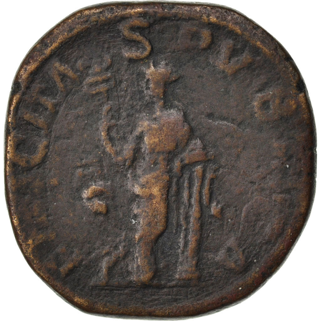 Julia, Sestertius, Roma, EF(40-45), Copper, Cohen #21, 21.10