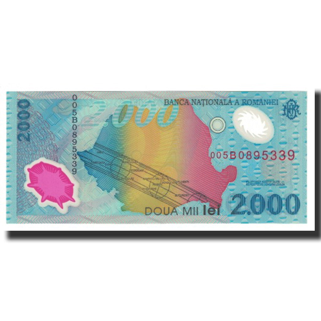 Billete, 2000 Lei, Rumanía, KM:111a, UNC