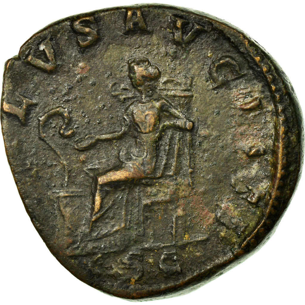 Coin, Maximinus I Thrax, Sestertius, Roma, EF(40-45), Copper, Cohen:92