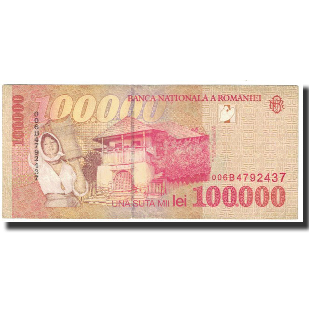 Billet, Roumanie, 100,000 Lei, 1998, KM:110, TTB