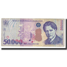 Banknot, Rumunia, 50,000 Lei, 2000, KM:109Aa, EF(40-45)