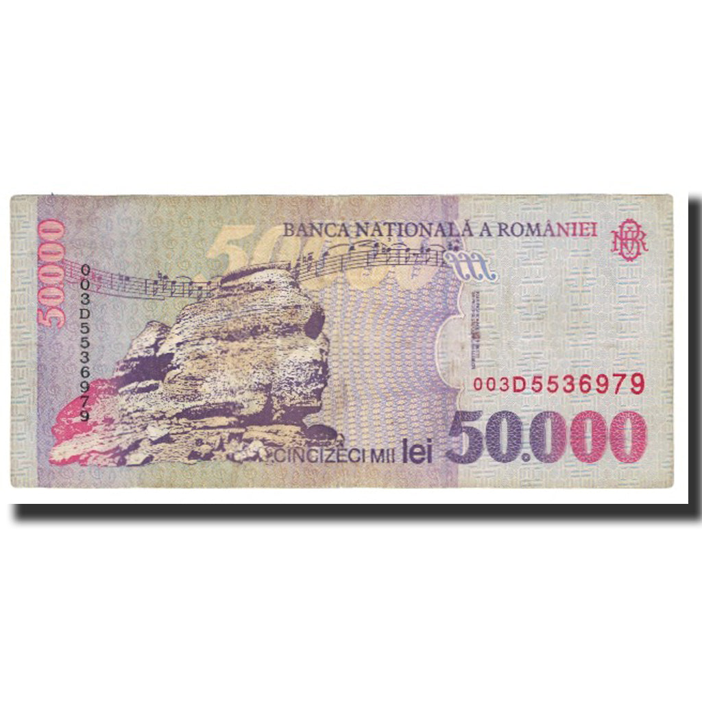 Banknot, Rumunia, 50,000 Lei, 2000, KM:109Aa, EF(40-45)