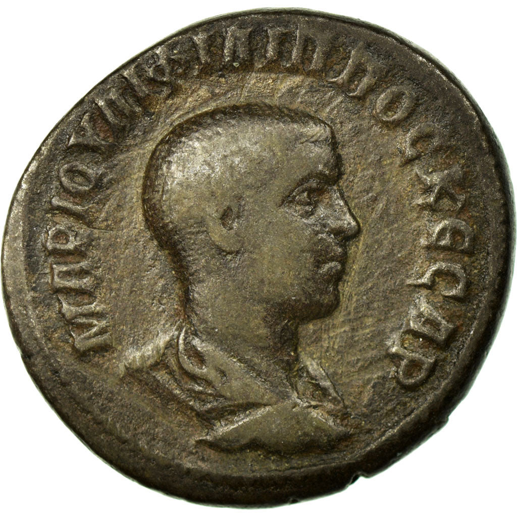 Coin, Philip II, Tetradrachm, Antioch, AU(50-53), Billon