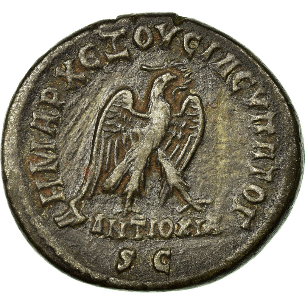 Coin, Philip II, Tetradrachm, Antioch, AU(50-53), Billon