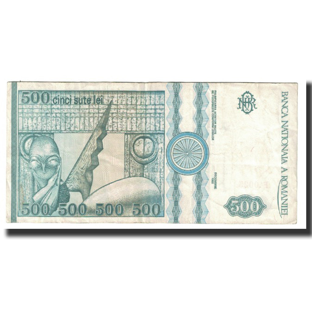 Banknote, Romania, 500 Lei, 1992, 12-1992, KM:101a, EF(40-45)