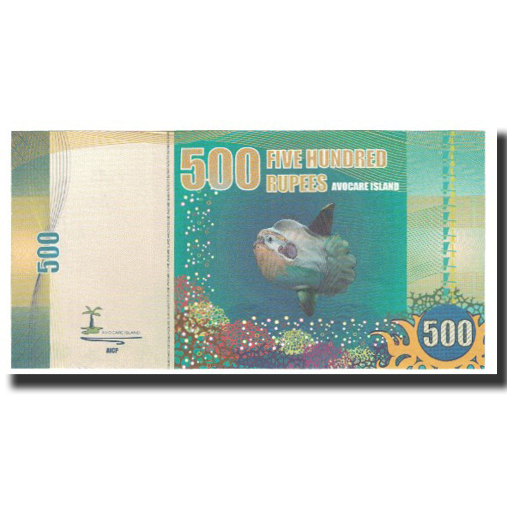 Nota, Maurícia, 500 Rupees, 2016, UNC(65-70)