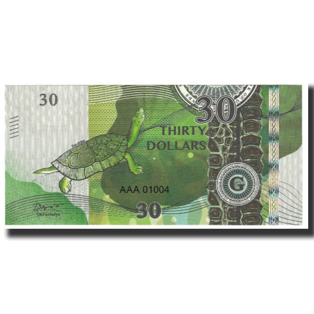 Billet, Papua New Guinea, 30 Dollars, NEUF