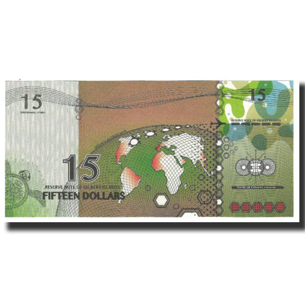 Banknot, Papua Nowa Gwinea, 15 Dollars, UNC(65-70)