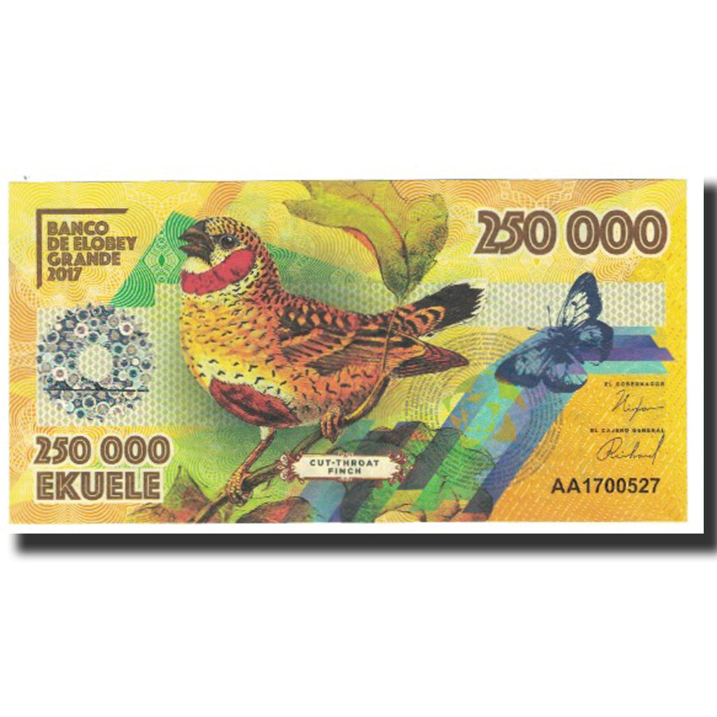 Nota, Guiné Equatorial, Ekuele, 2017, UNC(65-70)