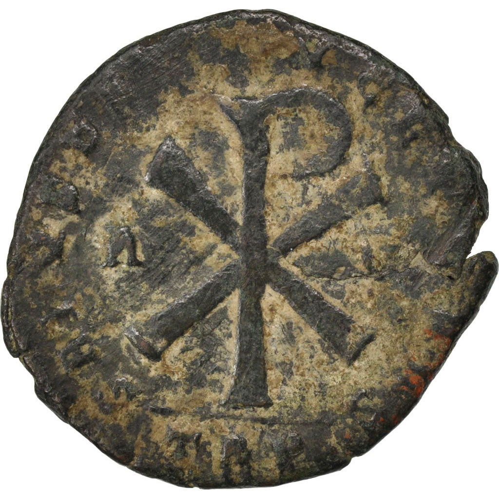 Decentius, Maiorina, Trier, VF(30-35), Copper, Cohen #13, 5.50
