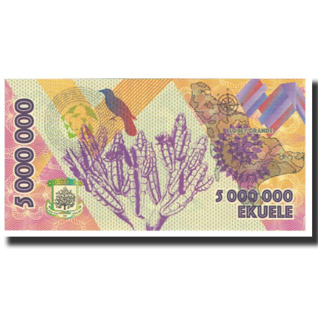 Biljet, Equatoriaal Guinea, Ekuele, 2017, NIEUW