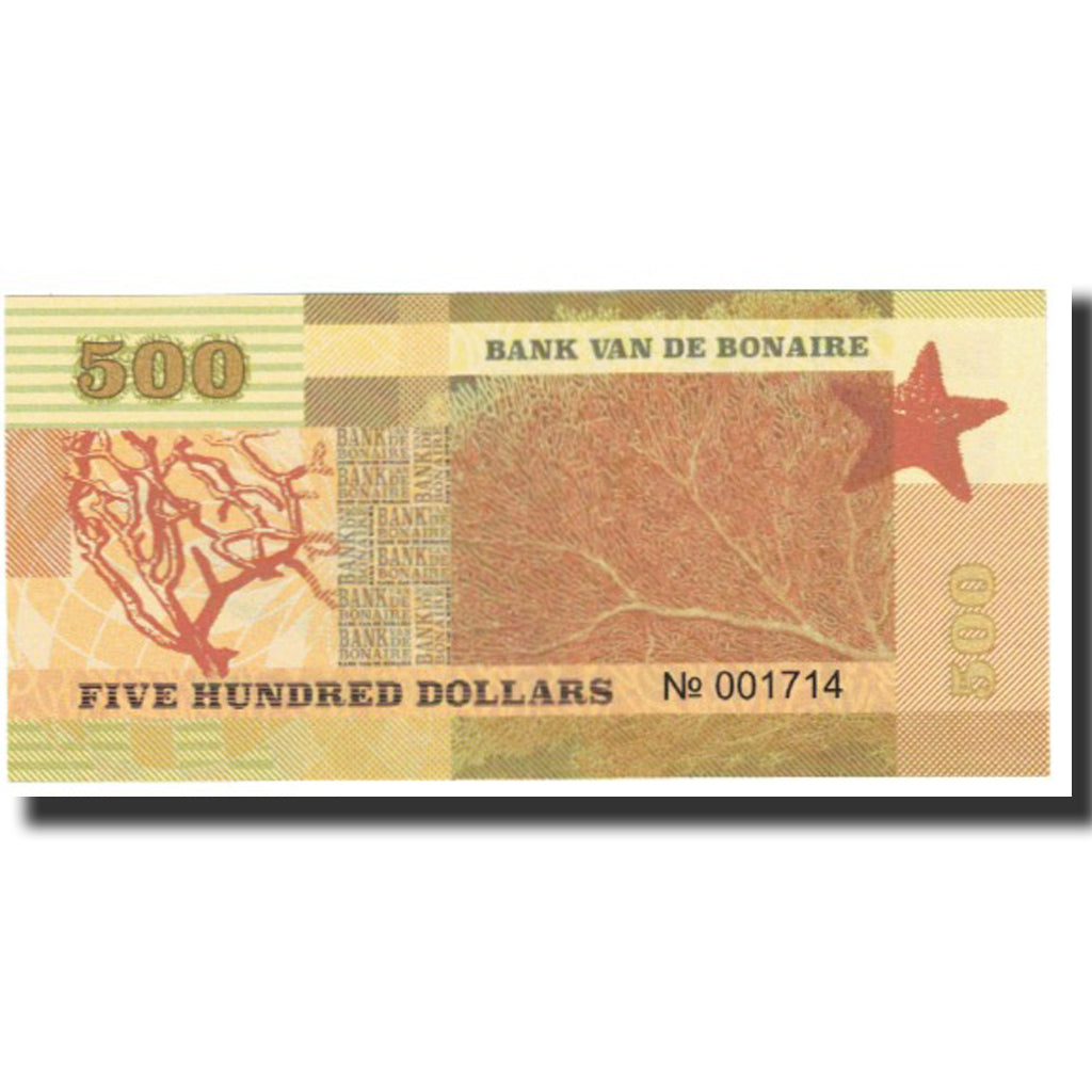 Nota, Países Baixos, 500 Dollars, UNC(65-70)