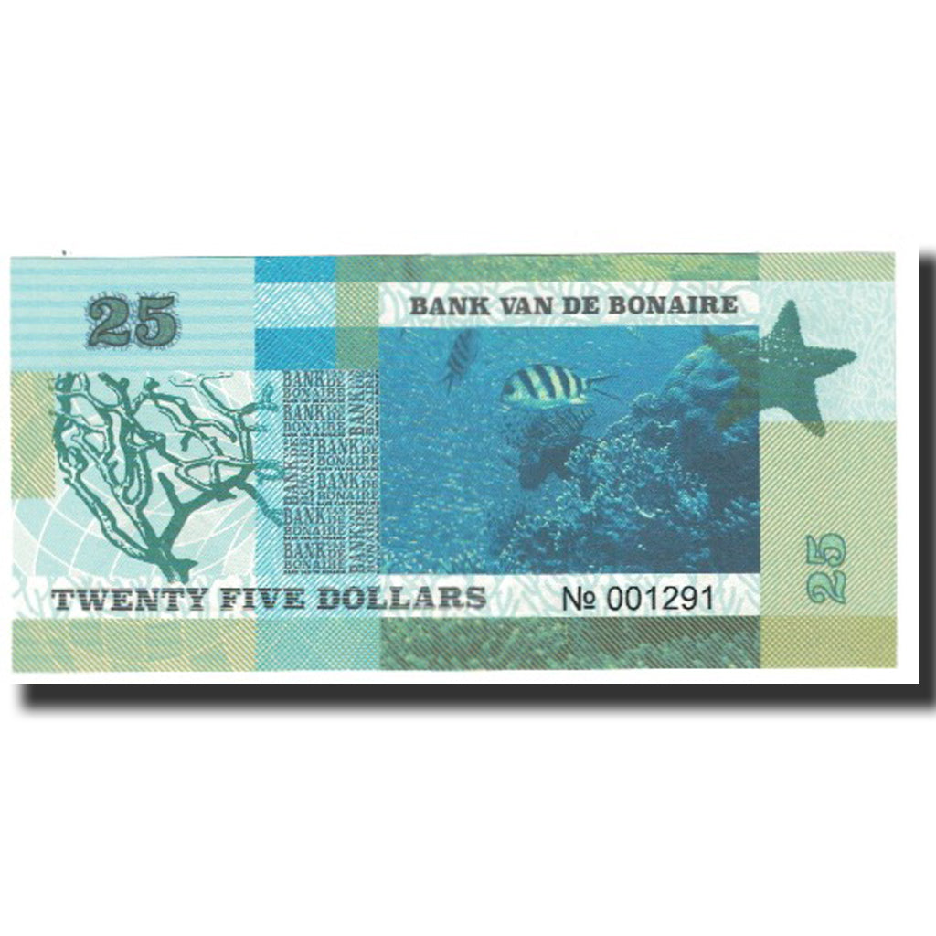 Biljet, Nederland, 25 Dollars, NIEUW