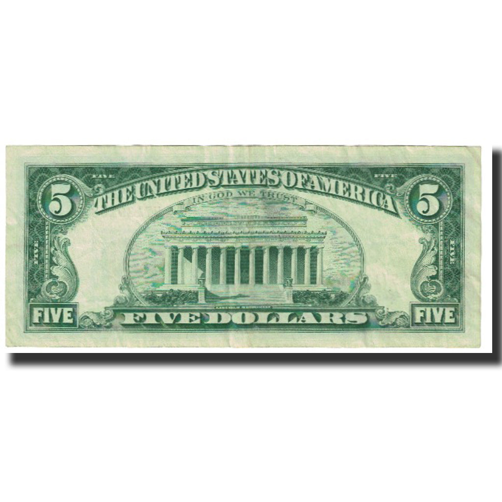 Billete, Five Dollars, 1963, Estados Unidos, MBC