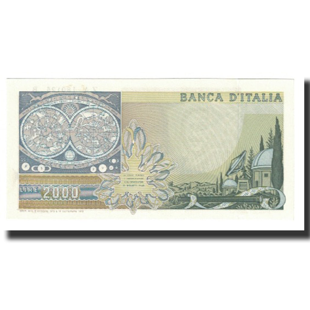 Banknote, Italy, 2000 Lire, 1973, 1973-10-08, KM:103a, AU(55-58)