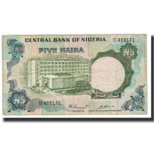 Banknot, Nigeria, 5 Pounds, Undated, Undated, KM:9, VF(20-25)