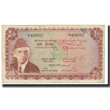 Nota, Paquistão, 10 Rupees, KM:21a, VF(20-25)