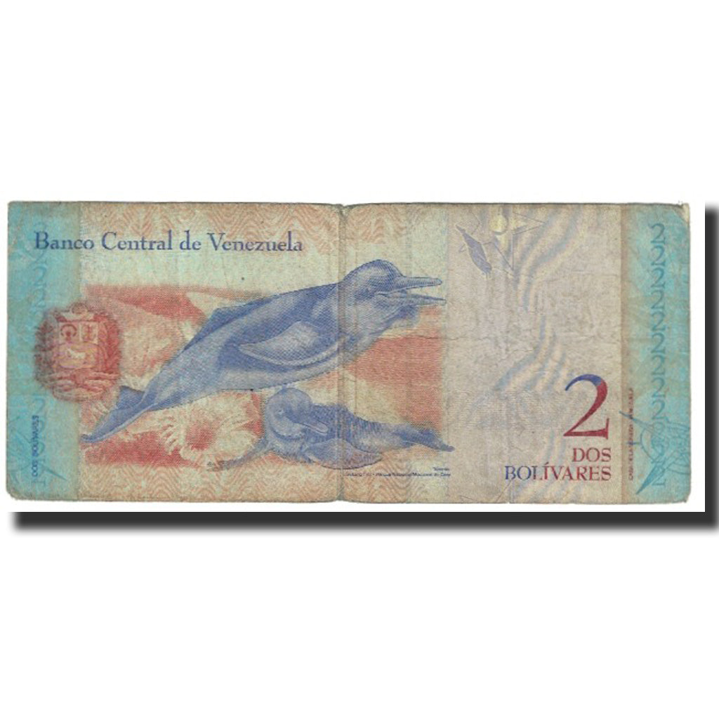 Banknote, Venezuela, 2 Bolivares, 2007, 2007-03-20, KM:88a, VF(20-25)