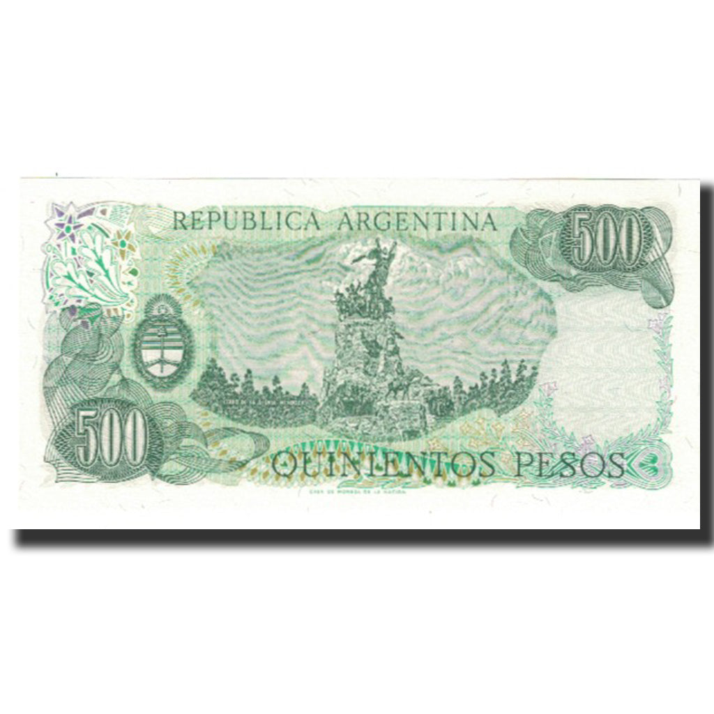 Banknot, Argentina, 500 Pesos, Undated, Undated, KM:298a, UNC(65-70)