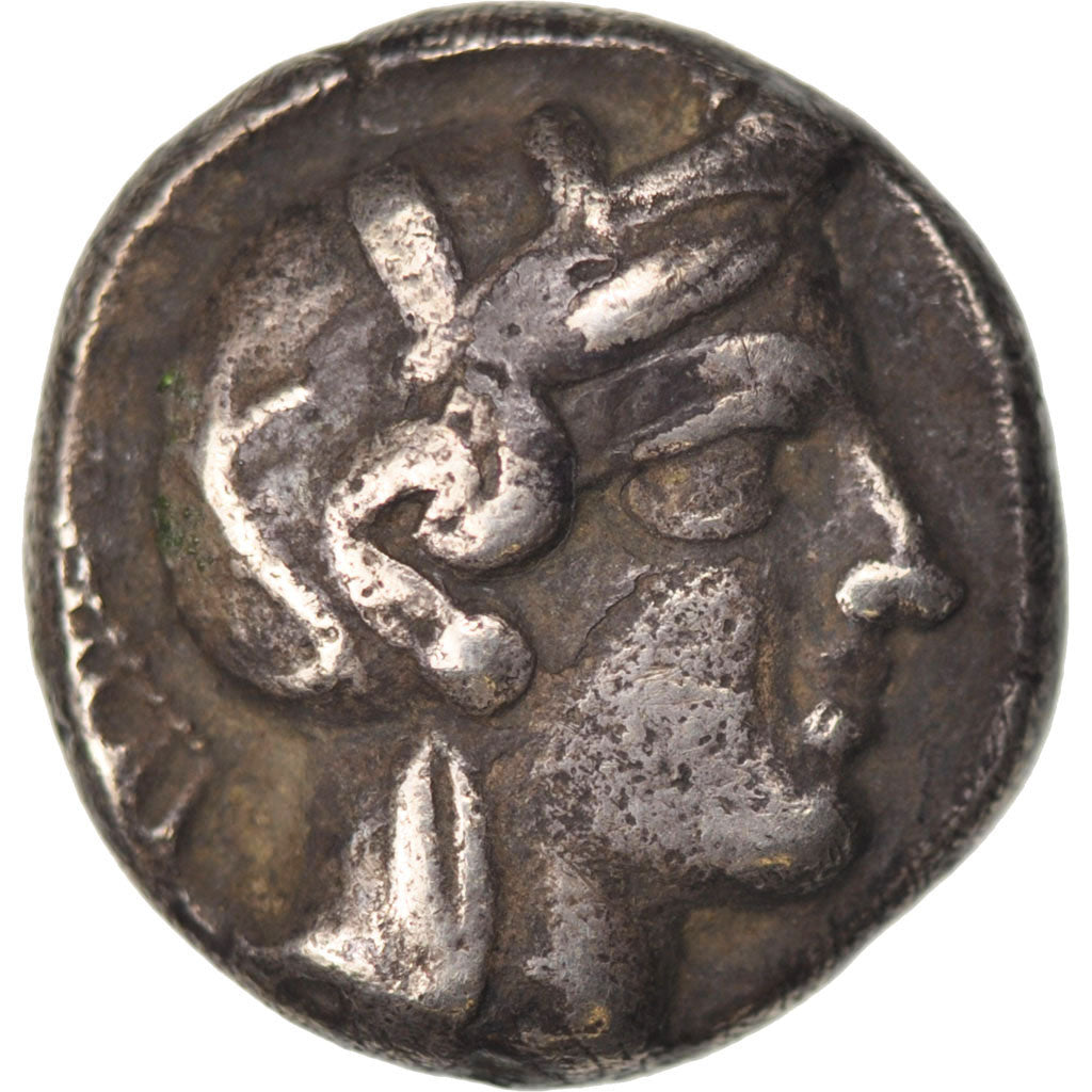 Attica, Athens (490-407 BC), Athena, Drachm, 490-407 AV JC, Athens, AU(50-53),..