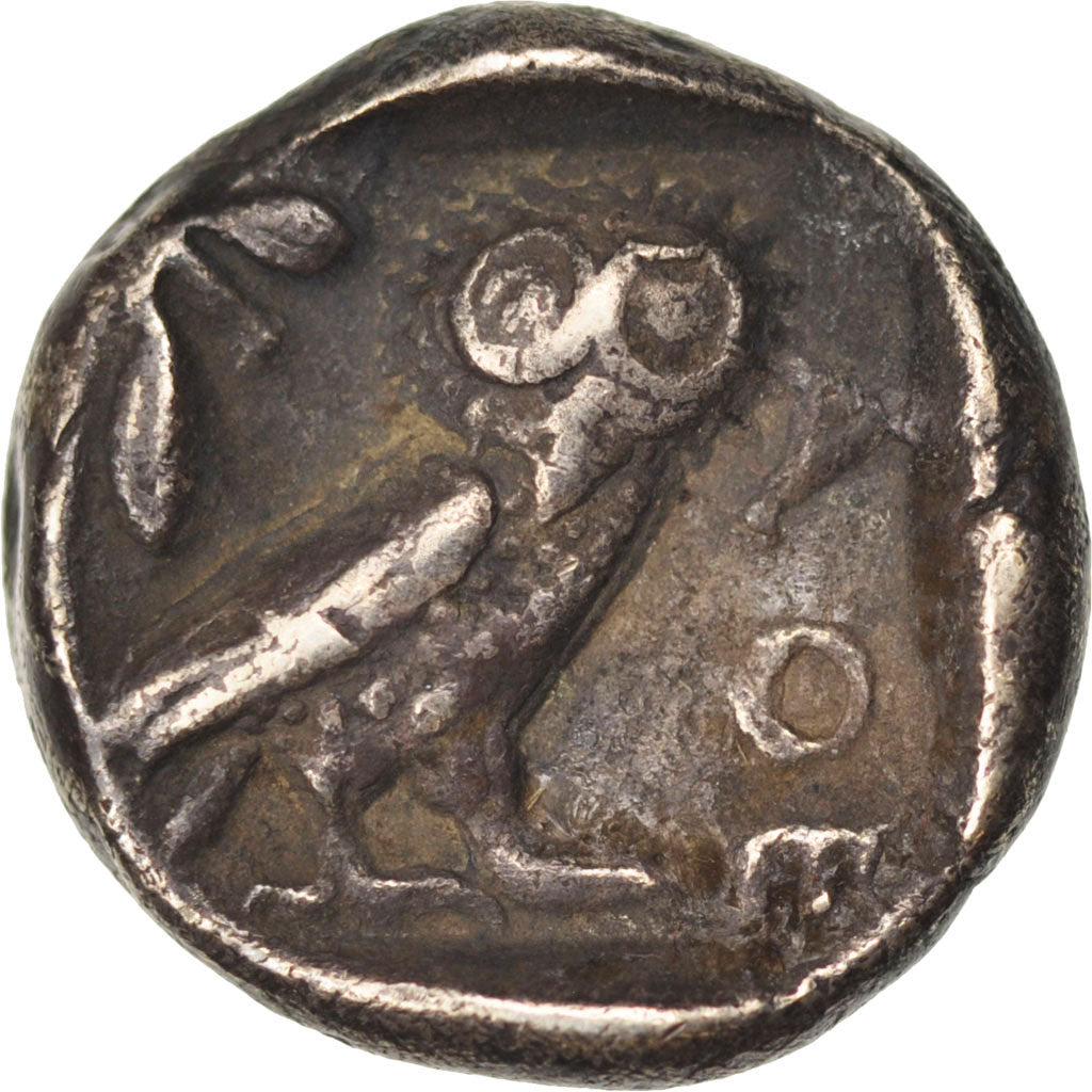 Attica, Athens (490-407 BC), Athena, Drachm, 490-407 AV JC, Athens, AU(50-53),..