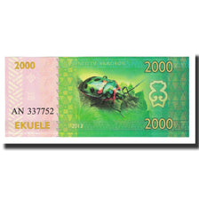 Biljet, Equatoriaal Guinea, 2000 Ekuele, 2013, NIEUW