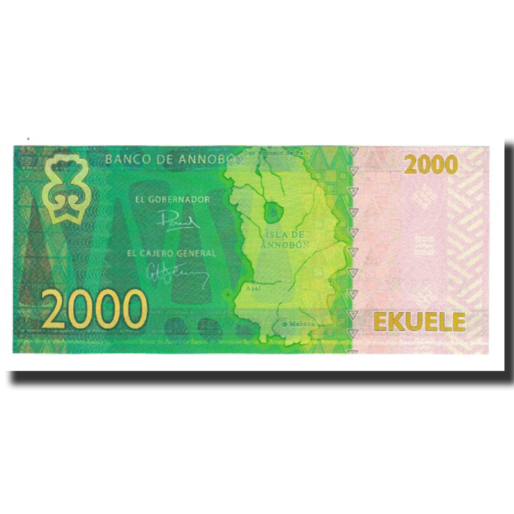 Biljet, Equatoriaal Guinea, 2000 Ekuele, 2013, NIEUW