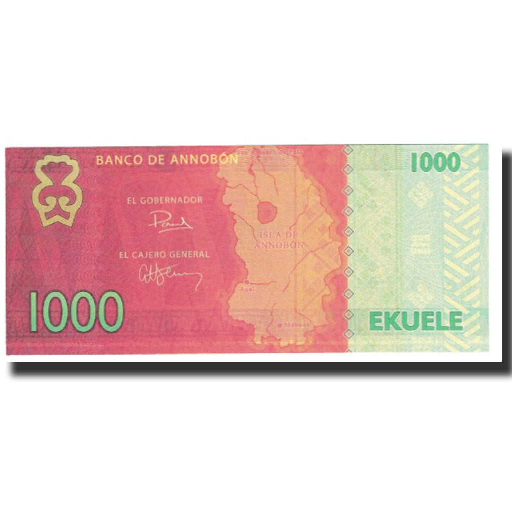 Nota, Guiné Equatorial, 1000 Ekuele, 2013, UNC(65-70)
