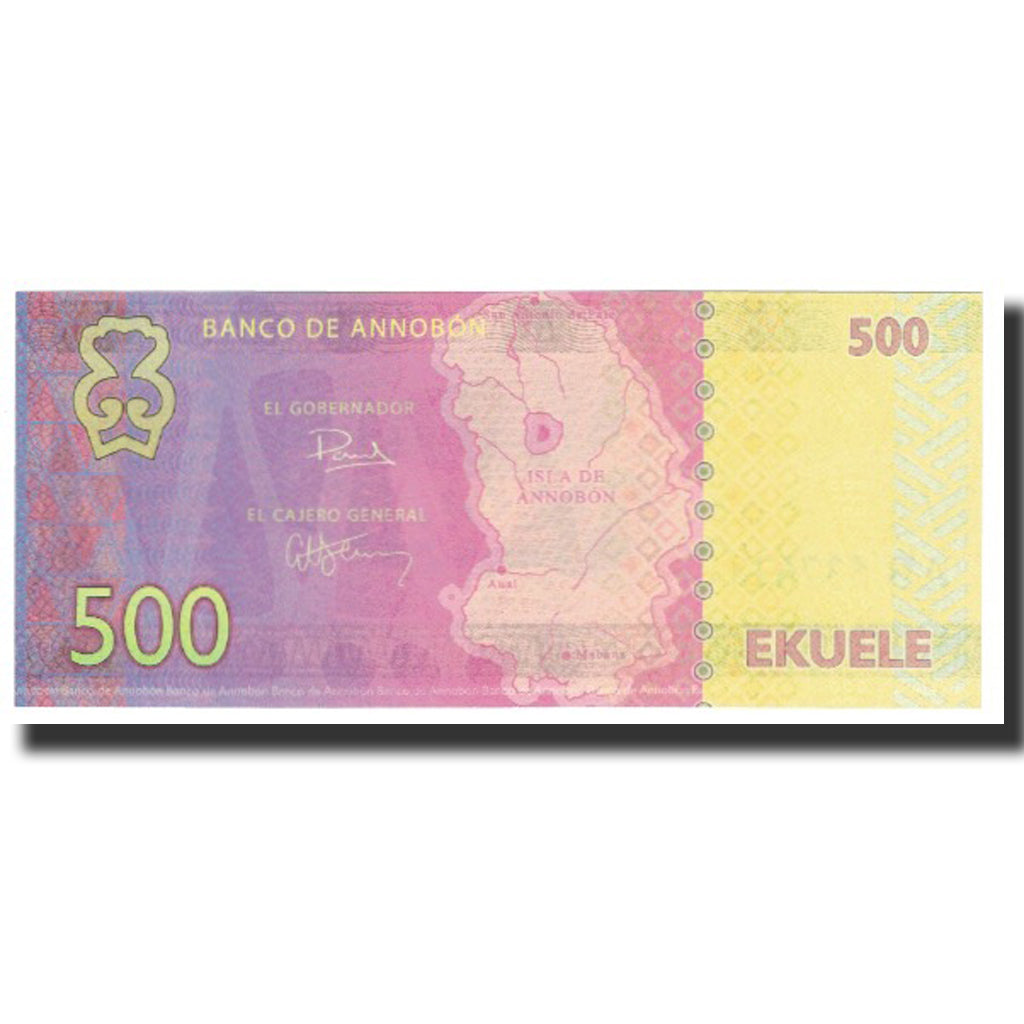 Nota, Guiné Equatorial, 500 Ekuele, 2013, UNC(65-70)