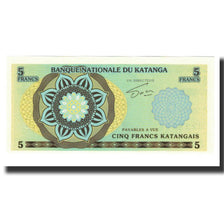 Banknot, Republika Demokratyczna Konga, 5 Francs, UNC(65-70)