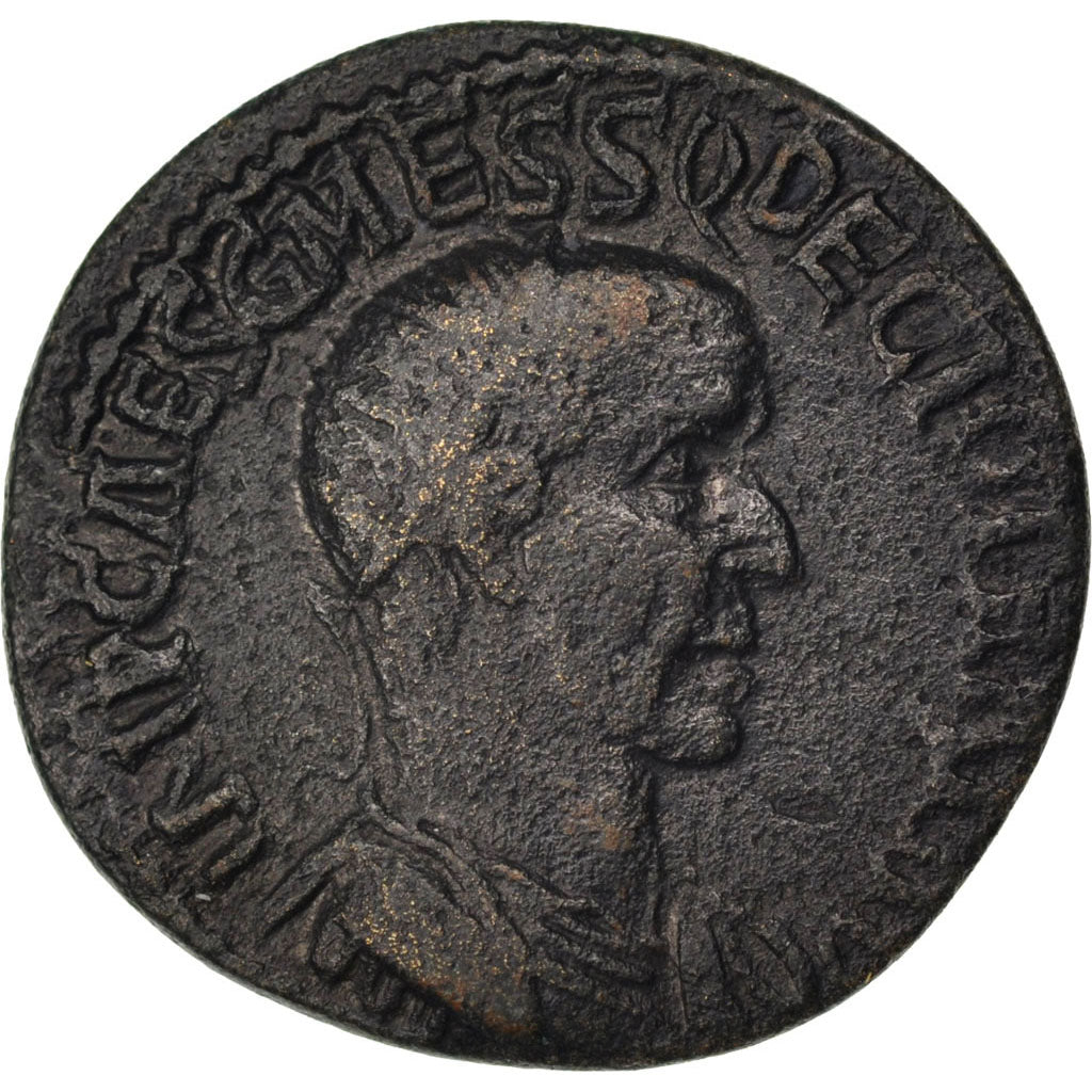 Trajan Decius, Dupondius, EF(40-45), Copper, 7.10
