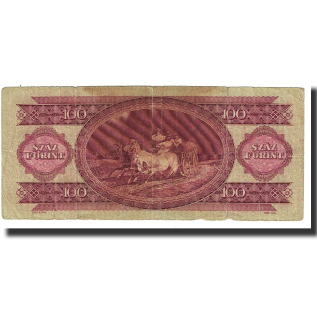 Banknot, Węgry, 100 Forint, 1975, 1975-10-28, KM:171e, VF(20-25)