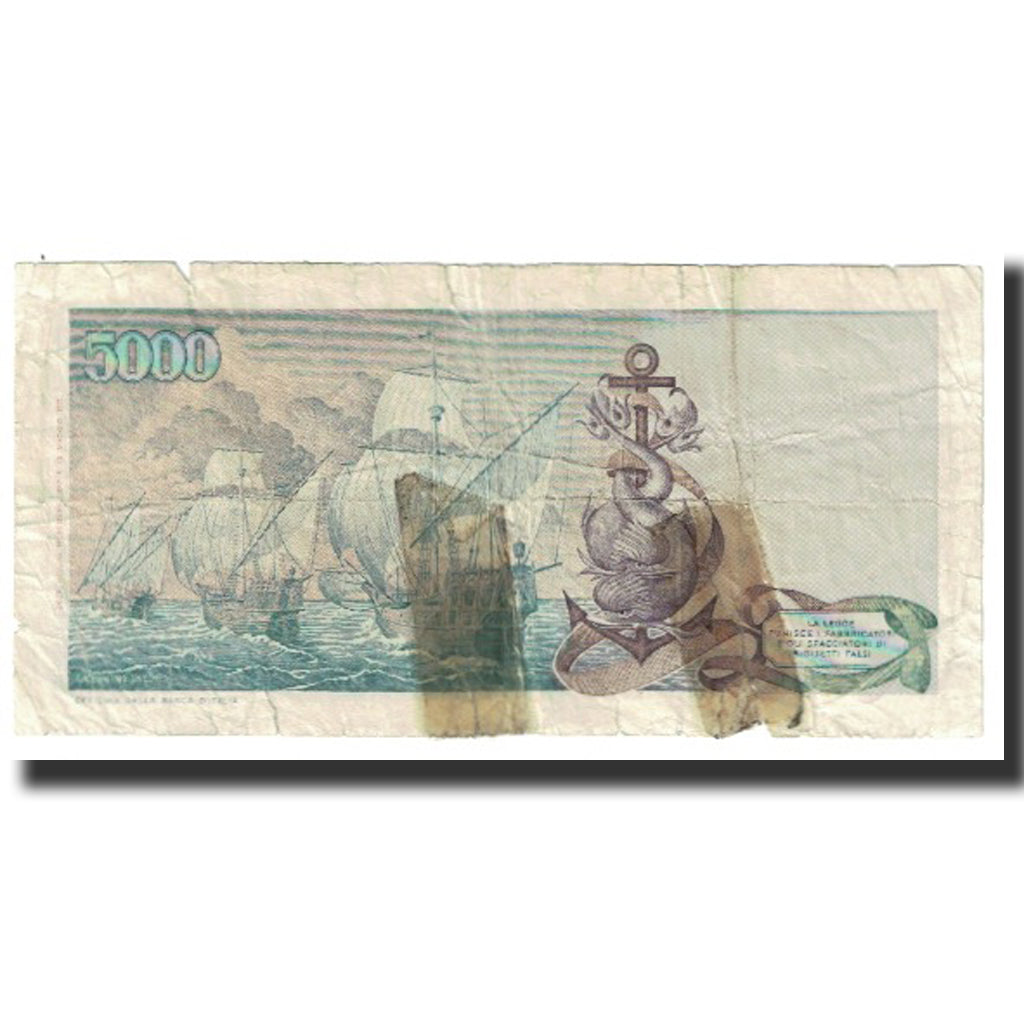Banknote, Italy, 5000 Lire, 1977, 1977-11-10, KM:102a, VF(20-25)