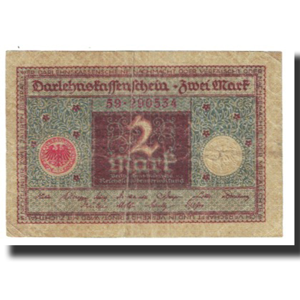 Nota, Alemanha, 2 Mark, 1920, 1920-03-01, KM:60, VF(20-25)