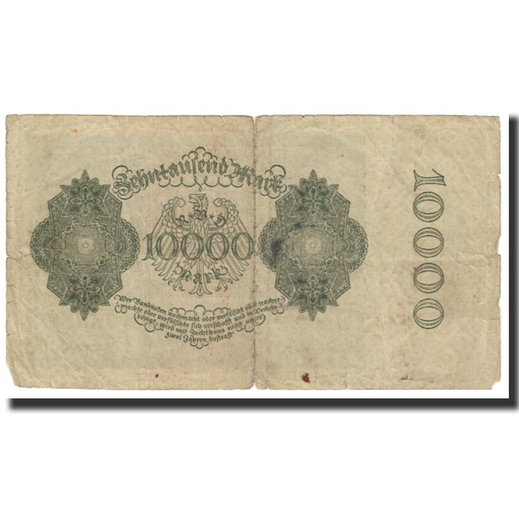 Banconote, Germania, 10,000 Mark, 1922, 1922-01-19, KM:71, MB