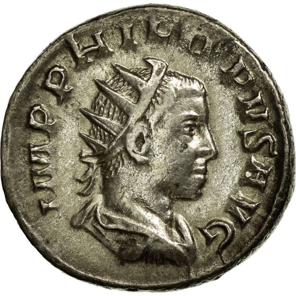 Coin, Philip II, Antoninianus, Roma, AU(55-58), Billon, Cohen:23