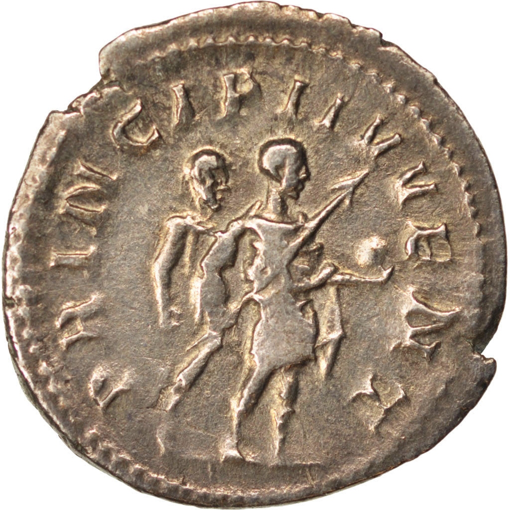 Philip II, Antoninianus, Roma, AU(50-53), Billon, Cohen #58, 3.90