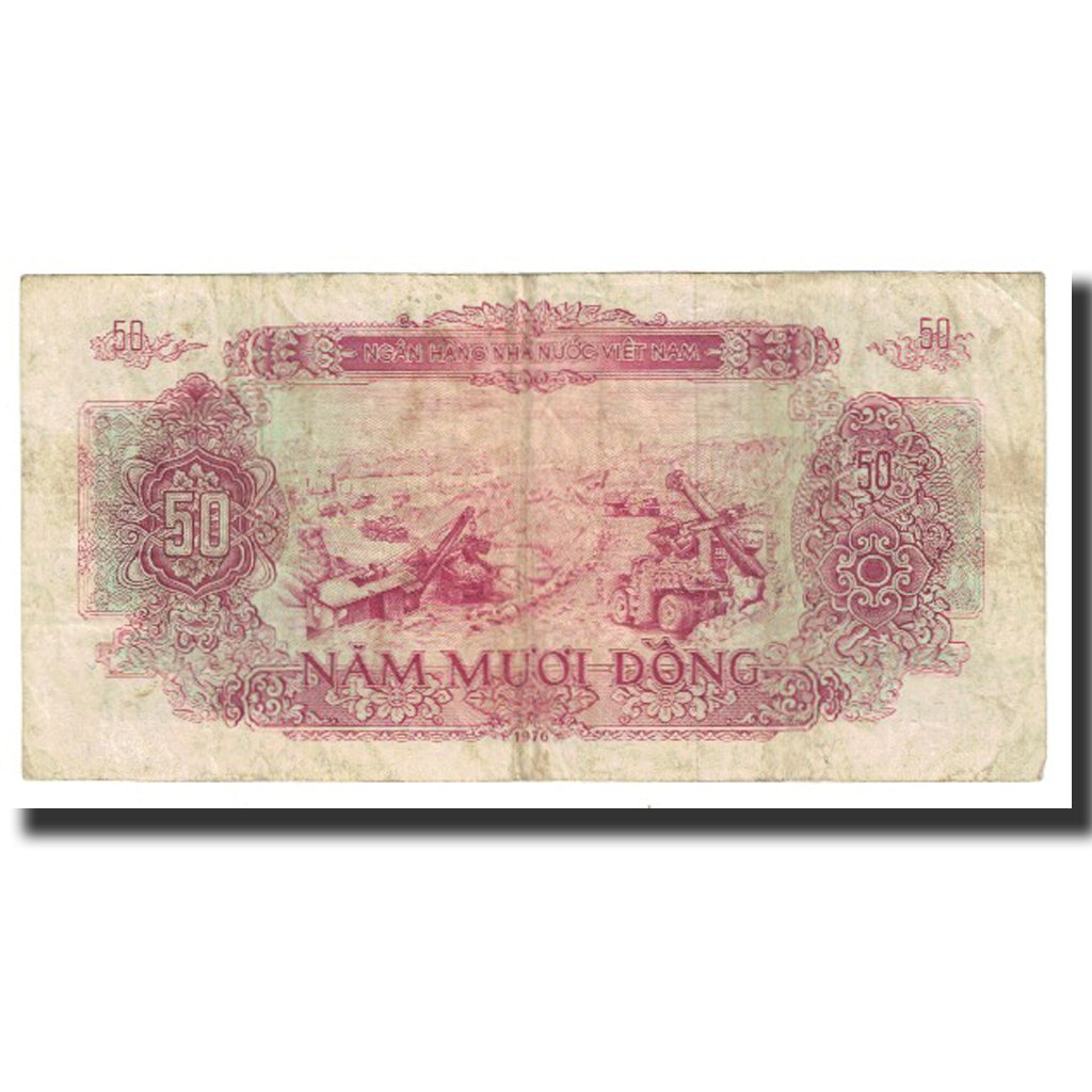 Banknote, Vietnam, 50 D<ox>ng, 1976, KM:84a, VF(20-25)