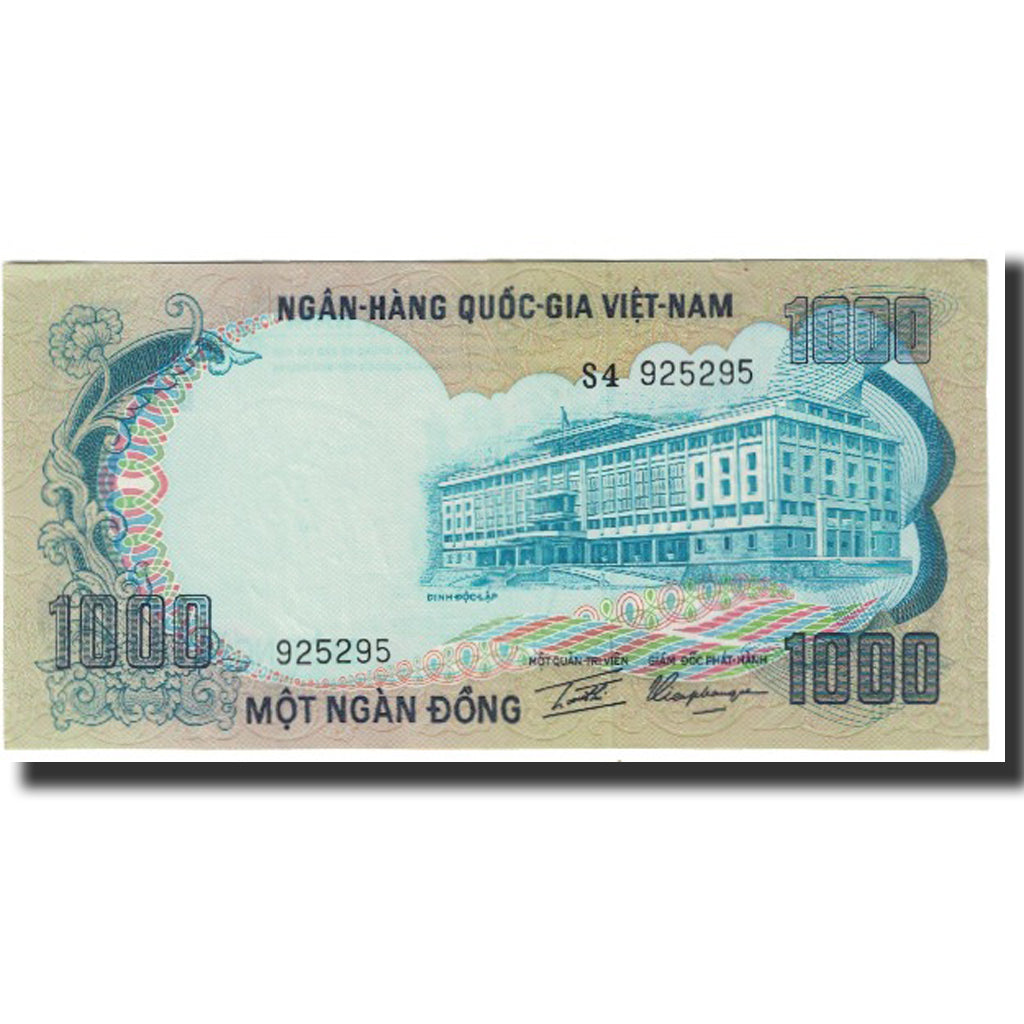 Billet, South Viet Nam, 1000 D<ox>ng, KM:34a, NEUF