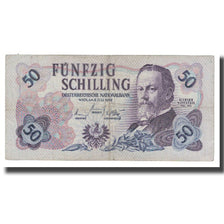 Nota, Áustria, 50 Schilling, 1962, 1962-07-02, KM:137a, VF(20-25)